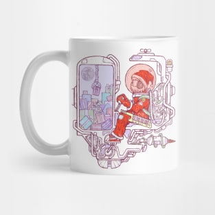 Santa space suits Mug